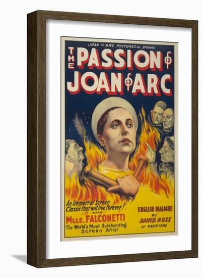 The Passion of Joan of Arc-Eloquent Press-Framed Premium Giclee Print