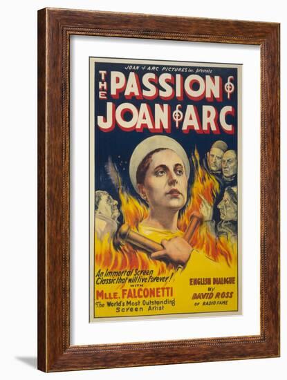 The Passion of Joan of Arc-Eloquent Press-Framed Premium Giclee Print