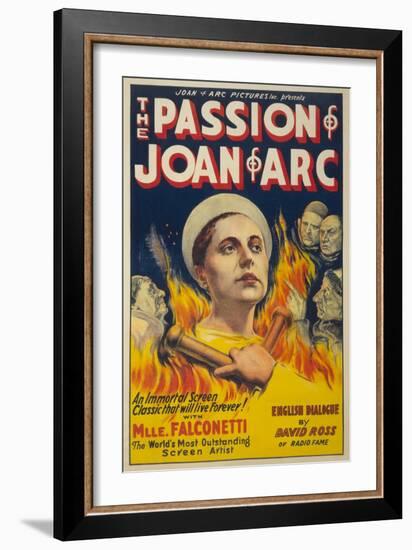 The Passion of Joan of Arc-Eloquent Press-Framed Premium Giclee Print