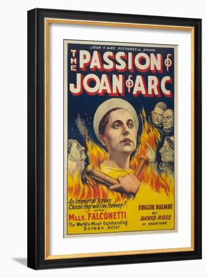 The Passion of Joan of Arc-Eloquent Press-Framed Premium Giclee Print