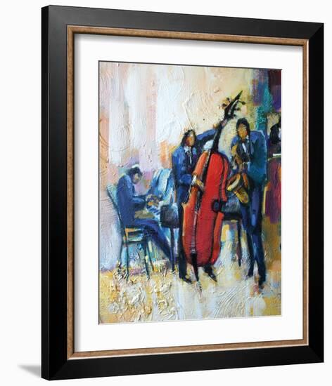 The Passion of Music-Maya Green-Framed Art Print