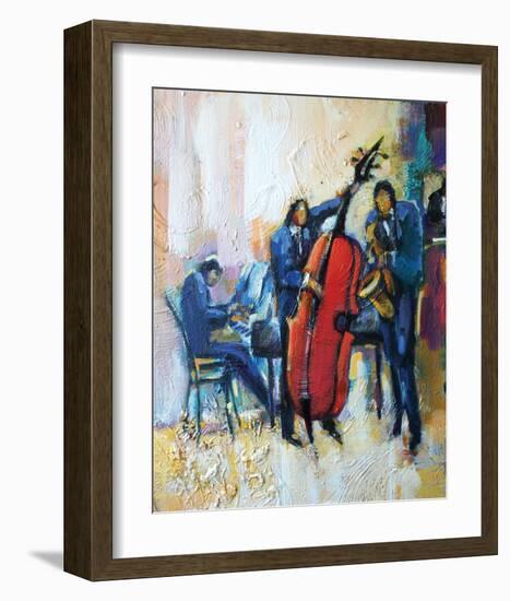 The Passion of Music-Maya Green-Framed Art Print