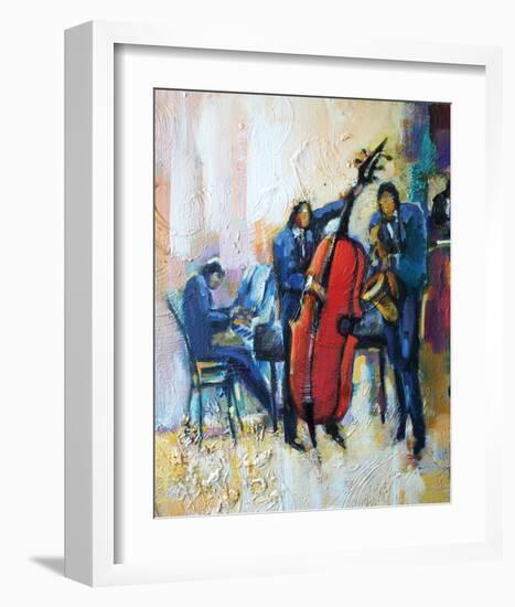 The Passion of Music-Maya Green-Framed Art Print