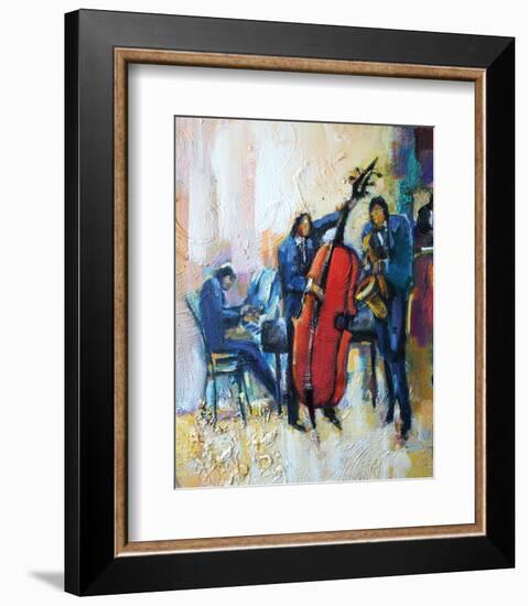 The Passion of Music-Maya Green-Framed Art Print