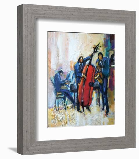 The Passion of Music-Maya Green-Framed Art Print