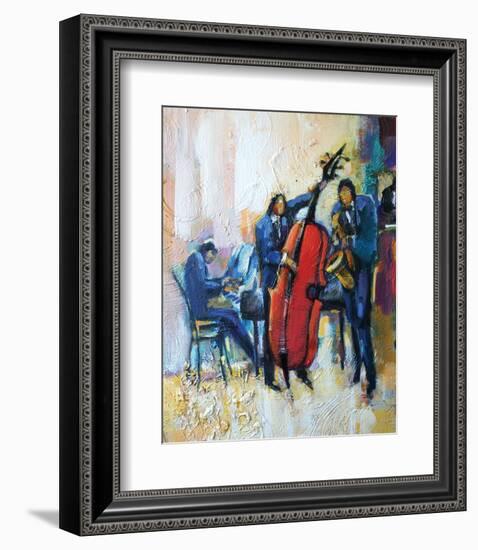 The Passion of Music-Maya Green-Framed Art Print