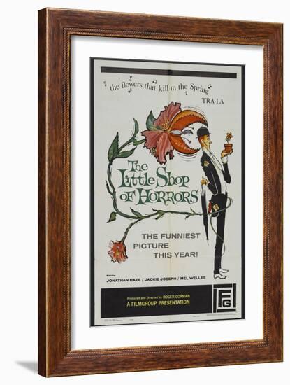 The Passionate People Eater, 1960 "The Little Shop of Horrors" Directed by Roger Corman-null-Framed Giclee Print