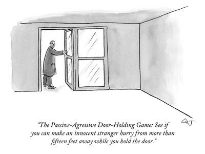 The Passive Agressive Door Holding Game See If You Can Make