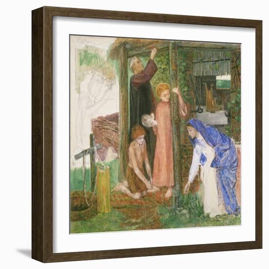 The Passover in the Holy Family-Dante Gabriel Rossetti-Framed Giclee Print