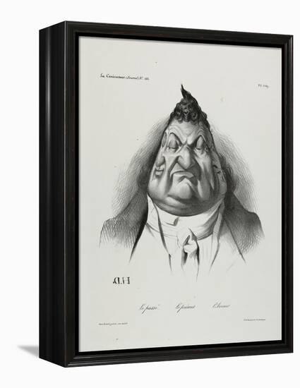 The Past, the Present, the Future, Plate 349, 1834-Honore Daumier-Framed Premier Image Canvas