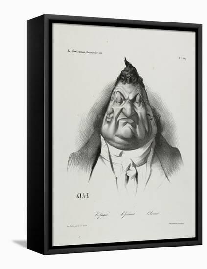 The Past, the Present, the Future, Plate 349, 1834-Honore Daumier-Framed Premier Image Canvas