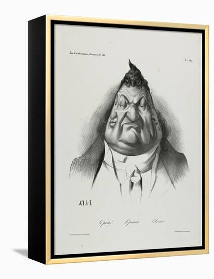 The Past, the Present, the Future, Plate 349, 1834-Honore Daumier-Framed Premier Image Canvas