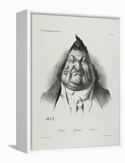 The Past, the Present, the Future, Plate 349, 1834-Honore Daumier-Framed Premier Image Canvas