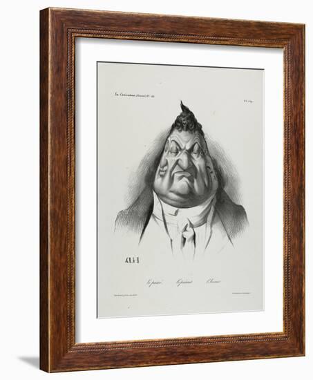 The Past, the Present, the Future, Plate 349, 1834-Honore Daumier-Framed Giclee Print