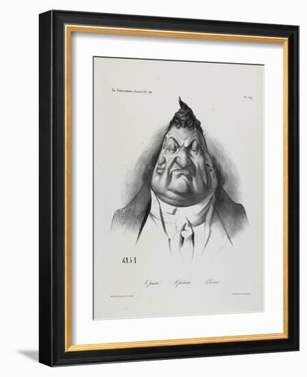 The Past, the Present, the Future, Plate 349, 1834-Honore Daumier-Framed Giclee Print