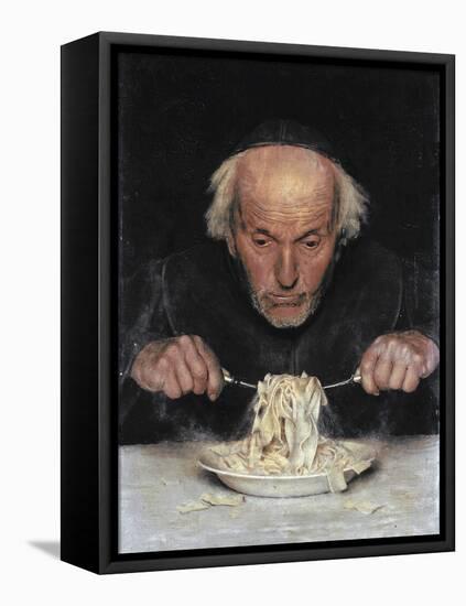 The Pasta Eater-null-Framed Premier Image Canvas