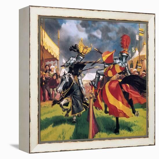 The Pastimes of Our Ancestors: When Knights Were Bold-Mcbride-Framed Premier Image Canvas