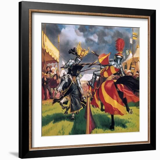 The Pastimes of Our Ancestors: When Knights Were Bold-Mcbride-Framed Giclee Print