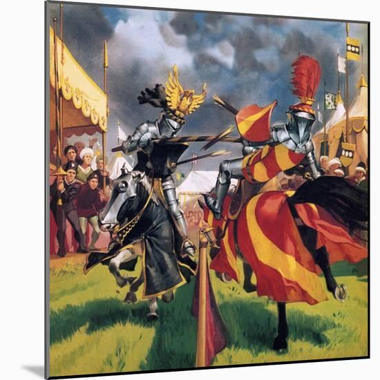 The Pastimes of Our Ancestors: When Knights Were Bold-Mcbride-Mounted Giclee Print