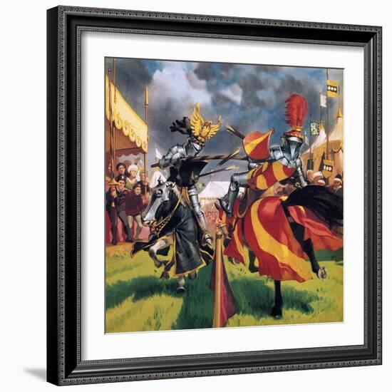 The Pastimes of Our Ancestors: When Knights Were Bold-Mcbride-Framed Giclee Print