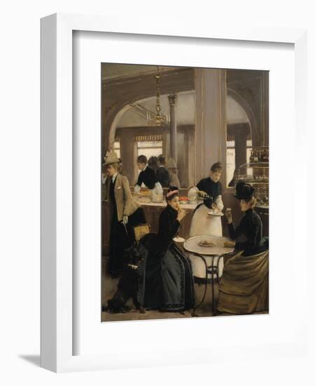 The Pastry Gloppe, 1889 (detail)-Jean Béraud-Framed Giclee Print