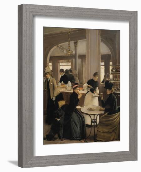 The Pastry Gloppe, 1889 (detail)-Jean Béraud-Framed Giclee Print