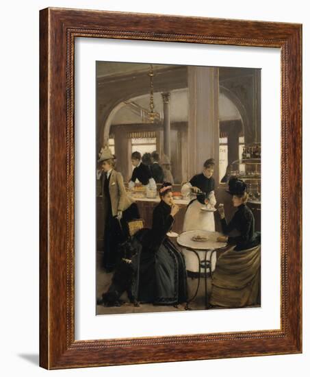 The Pastry Gloppe, 1889 (detail)-Jean Béraud-Framed Giclee Print