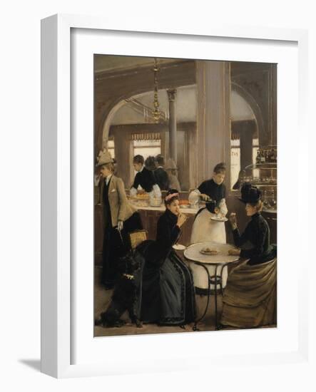 The Pastry Gloppe, 1889 (detail)-Jean Béraud-Framed Giclee Print