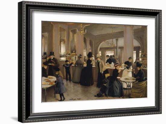 The Pastry Gloppe, 1889-Jean Béraud-Framed Giclee Print