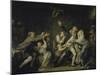 The Paternal Curse, 18th century-Jean-Baptiste Greuze-Mounted Giclee Print