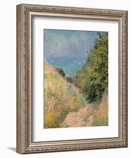 The Path of La Cavée at Pourville, 1882-Claude Monet-Framed Giclee Print