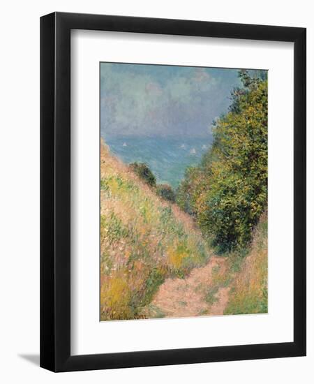 The Path of La Cavée at Pourville, 1882-Claude Monet-Framed Giclee Print