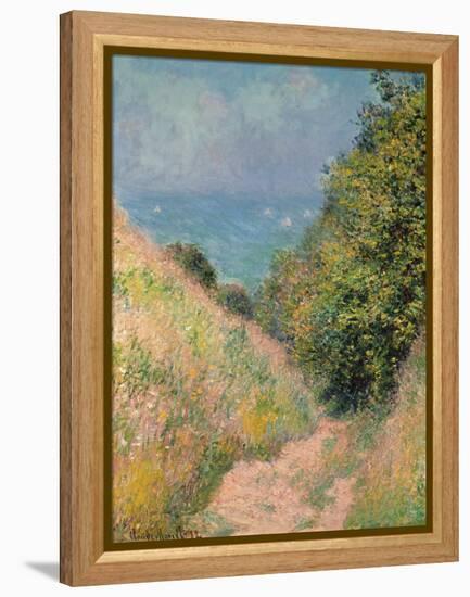 The Path of La Cavée at Pourville, 1882-Claude Monet-Framed Premier Image Canvas