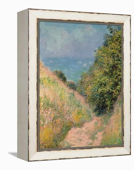 The Path of La Cavée at Pourville, 1882-Claude Monet-Framed Premier Image Canvas