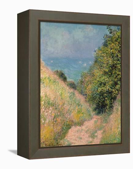 The Path of La Cavée at Pourville, 1882-Claude Monet-Framed Premier Image Canvas