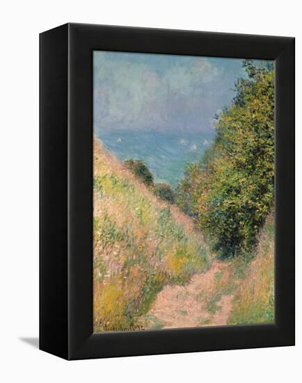 The Path of La Cavée at Pourville, 1882-Claude Monet-Framed Premier Image Canvas