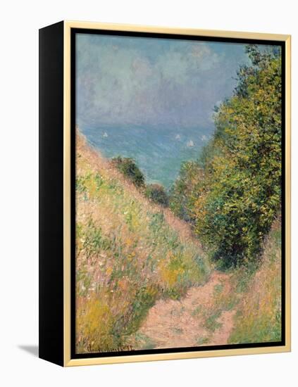 The Path of La Cavée at Pourville, 1882-Claude Monet-Framed Premier Image Canvas