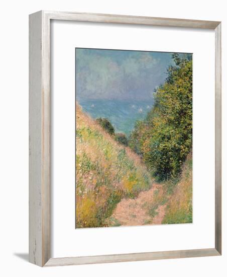 The Path of La Cavée at Pourville, 1882-Claude Monet-Framed Premium Giclee Print