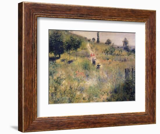 The Path Through the Long Grass, circa 1875-Pierre-Auguste Renoir-Framed Giclee Print