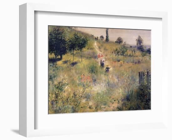 The Path Through the Long Grass, circa 1875-Pierre-Auguste Renoir-Framed Giclee Print