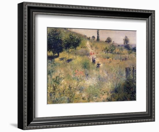 The Path Through the Long Grass, circa 1875-Pierre-Auguste Renoir-Framed Giclee Print