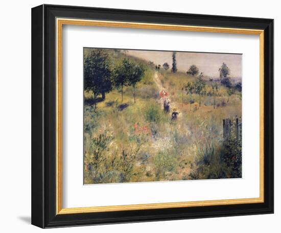 The Path Through the Long Grass, circa 1875-Pierre-Auguste Renoir-Framed Giclee Print