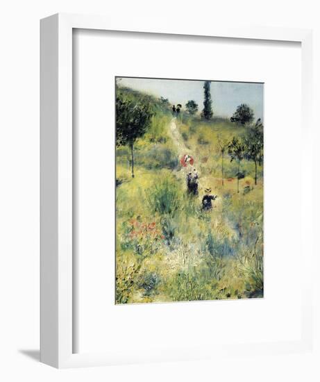 The Path Through the Long Grass-Pierre-Auguste Renoir-Framed Premium Giclee Print