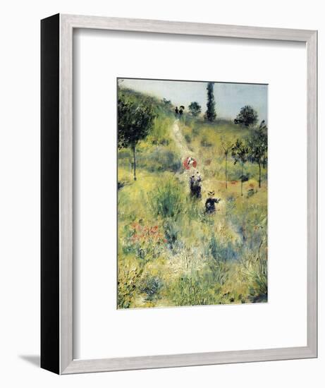 The Path Through the Long Grass-Pierre-Auguste Renoir-Framed Premium Giclee Print