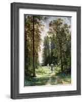 The Path Through the Woods, 1880-Ivan Ivanovitch Shishkin-Framed Giclee Print
