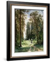 The Path Through the Woods, 1880-Ivan Ivanovitch Shishkin-Framed Giclee Print