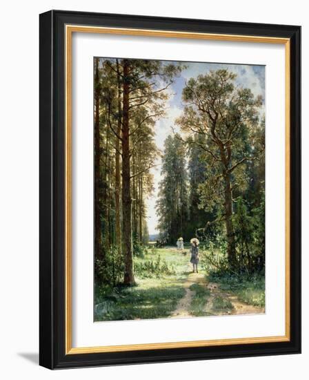 The Path Through the Woods, 1880-Ivan Ivanovitch Shishkin-Framed Giclee Print