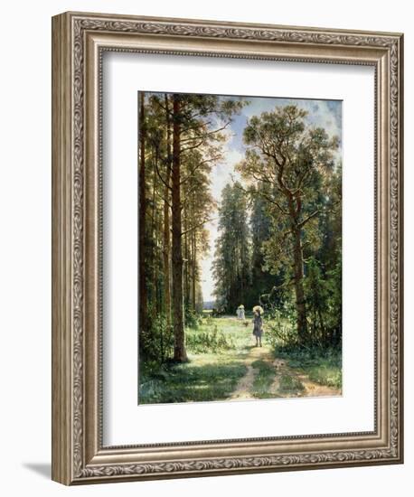 The Path Through the Woods, 1880-Ivan Ivanovitch Shishkin-Framed Giclee Print