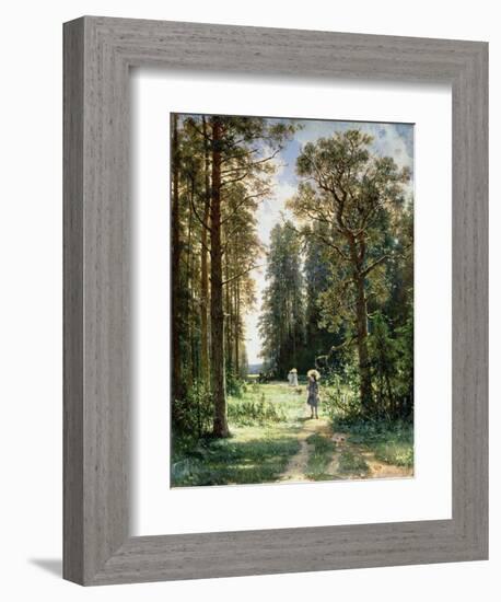 The Path Through the Woods, 1880-Ivan Ivanovitch Shishkin-Framed Giclee Print