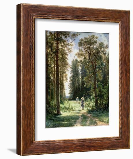 The Path Through the Woods, 1880-Ivan Ivanovitch Shishkin-Framed Giclee Print